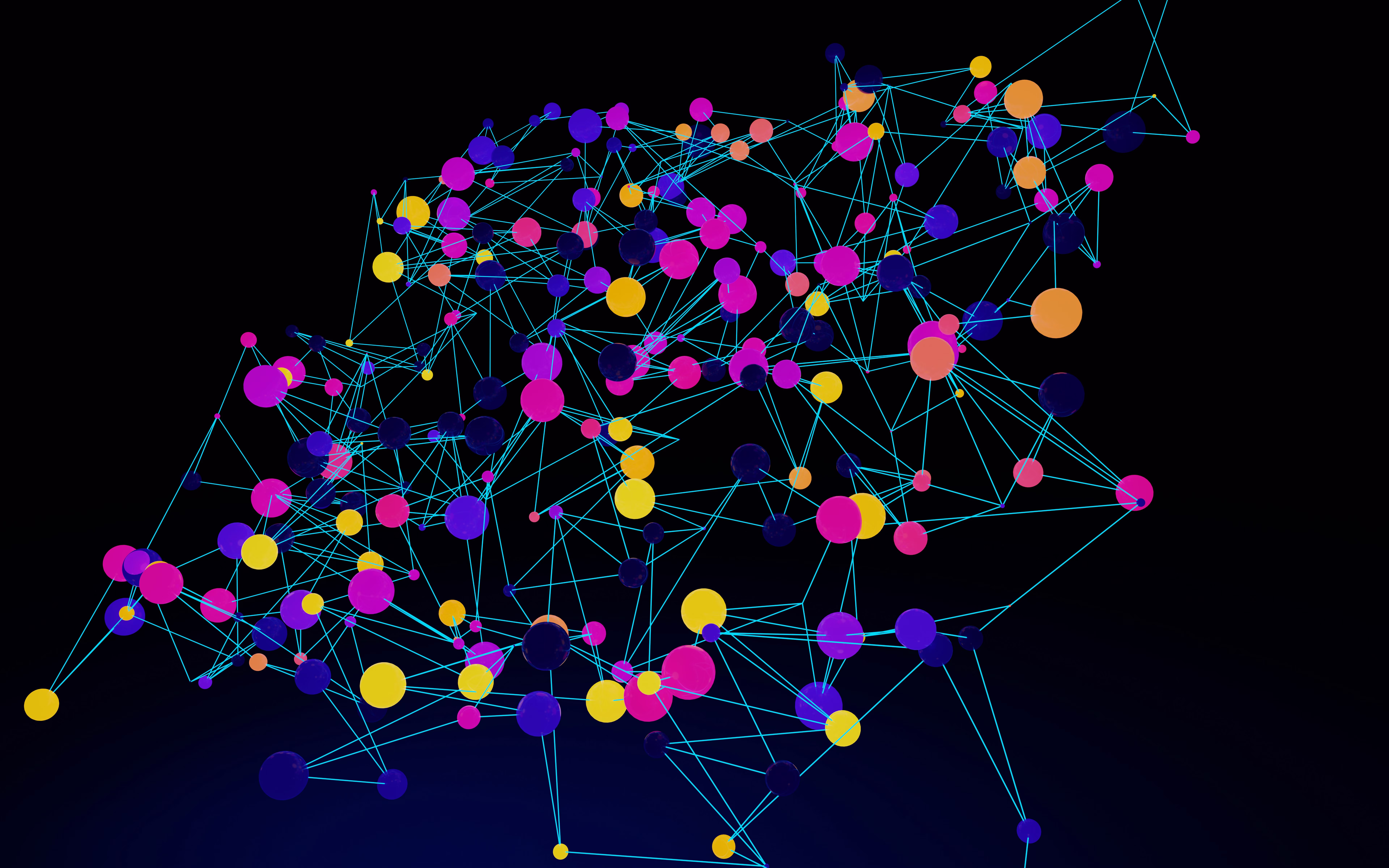 Abstract visualization of digital discovery and search intelligence